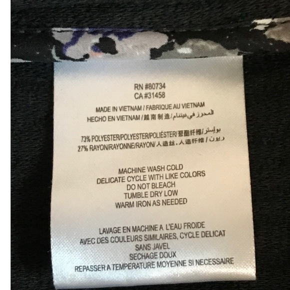 BCBG BLACK MEDIUM LOW CUT ZIP-UP JACKET - Picture 4 of 7